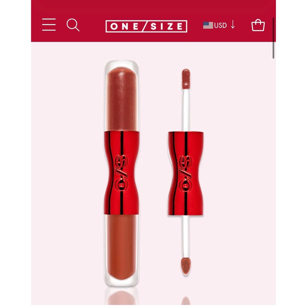 ONE/SIZE Lip Snatcher Velvet Flex Cream & Cushion Gloss Duo - Mutha Starrr - NIB - Picture 3 of 4
